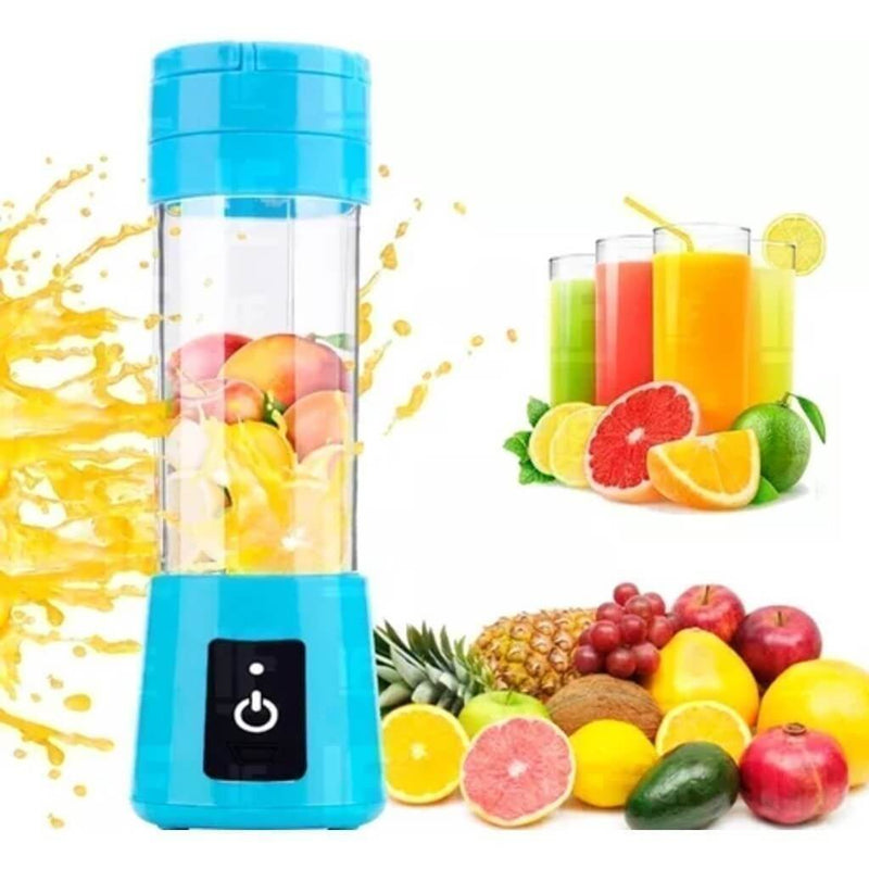 Mini Liquidificador 6 Lâminas Portátil Recarregável Micro Usb
