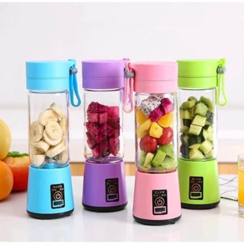 Mini Liquidificador 6 Lâminas Portátil Recarregável Micro Usb