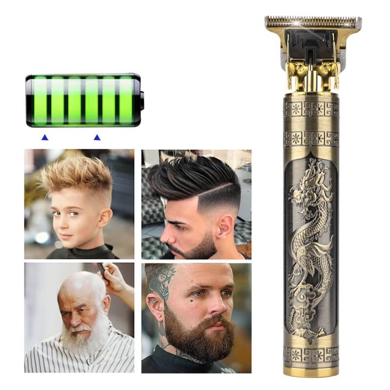 Máquina De Cortar Cabelo Para Barba Masculina Elétrico Profissional