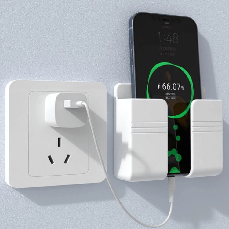 kit 3 peças suporte de Celular Fixação Para Parede De Controle Remoto Com Adesivo