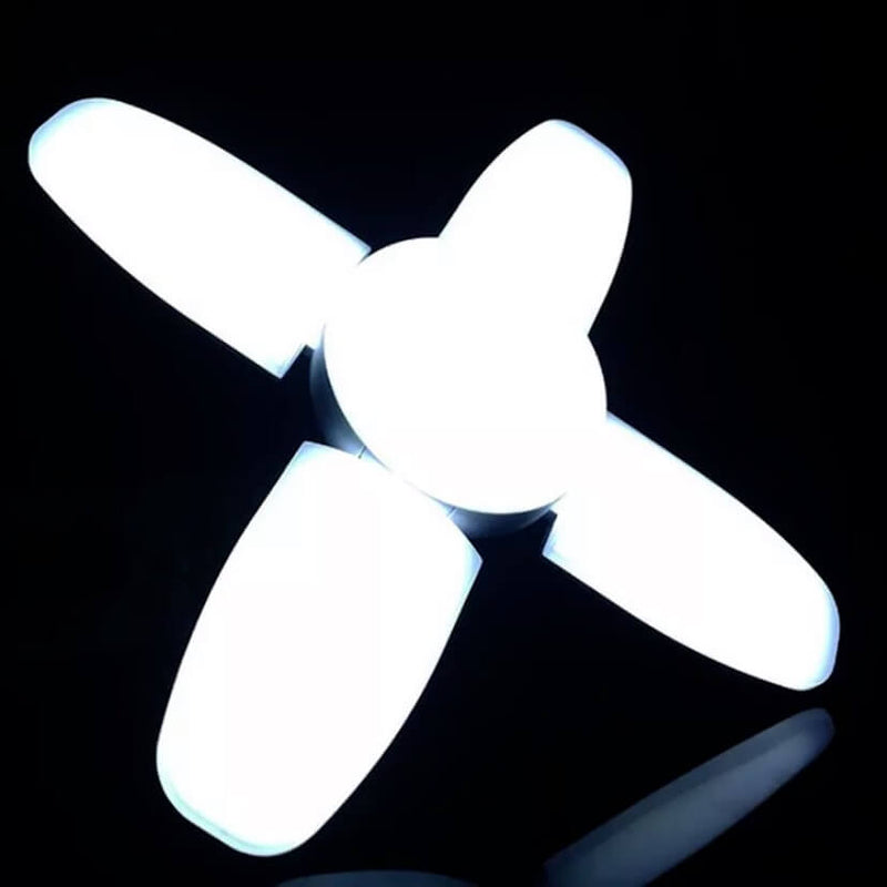 1 Peça Lâmpada Led Bulbo Dobrável Ventilador Luzes Lâmina De Iluminação