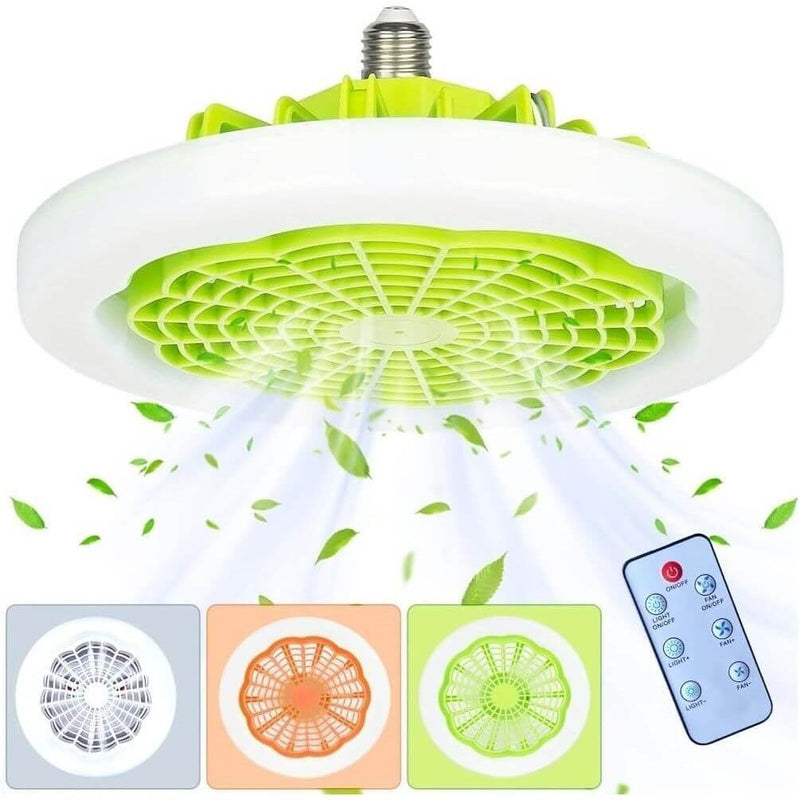 Ventilador De Teto Moderno Com Controle Remoto De Luzes Luz De 10 Polegadas