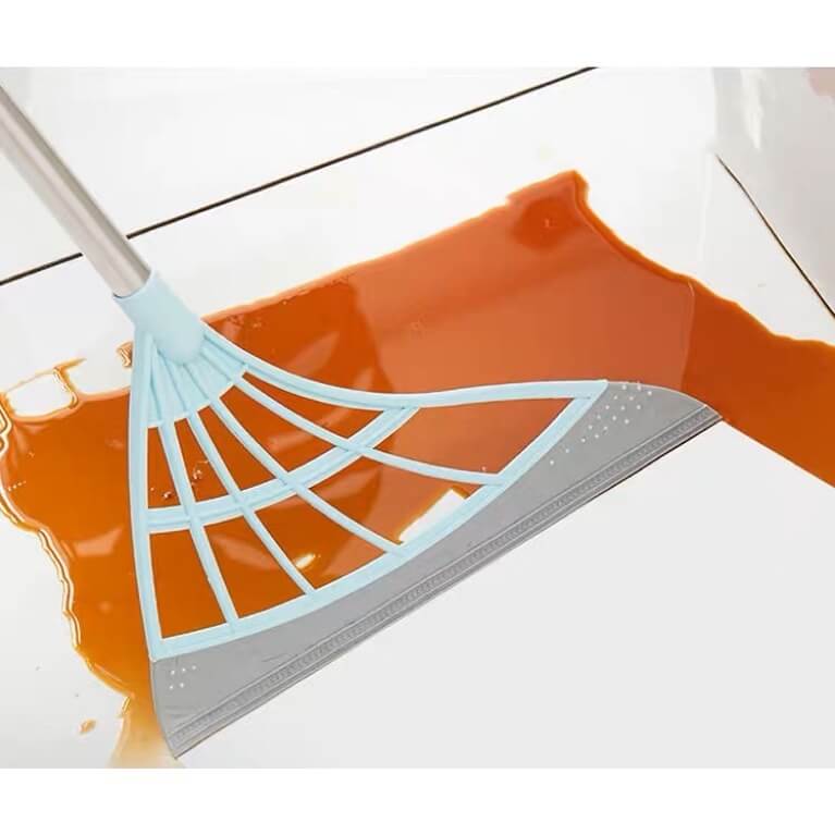 Vassoura Mágica Rodo Tira Pelo Limpa Vidro Seca Bem Silicone 1.2m