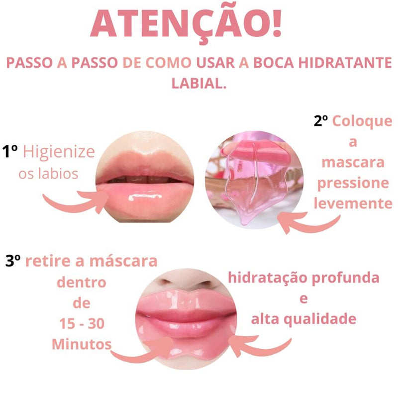 10 Máscaras Hidratante Labial Boca