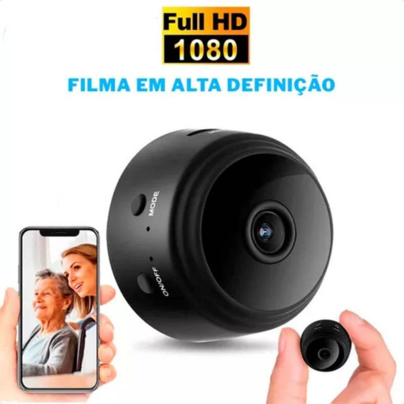 Mini Câmera de Visão Noturna HD Wifi
