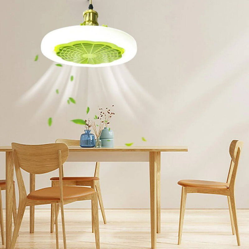Ventilador De Teto Moderno Com Controle Remoto De Luzes Luz De 10 Polegadas