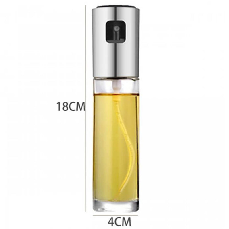 2 Unidade De Pulverização De Aço Inoxidável De Vidro De Azeite De Oliva Spray De Vinagre