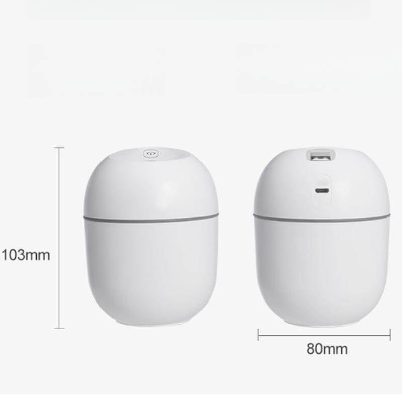 Mini Umidificador Grande Capacidade Com Atmosfera Led Luz Noturna Lâmpada Casa Para Quarto Casa Escritório