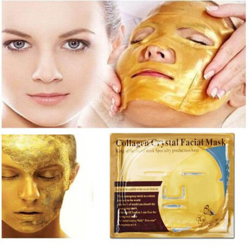 Kit 3 Máscara Facial Ouro Anti Envelhecimento