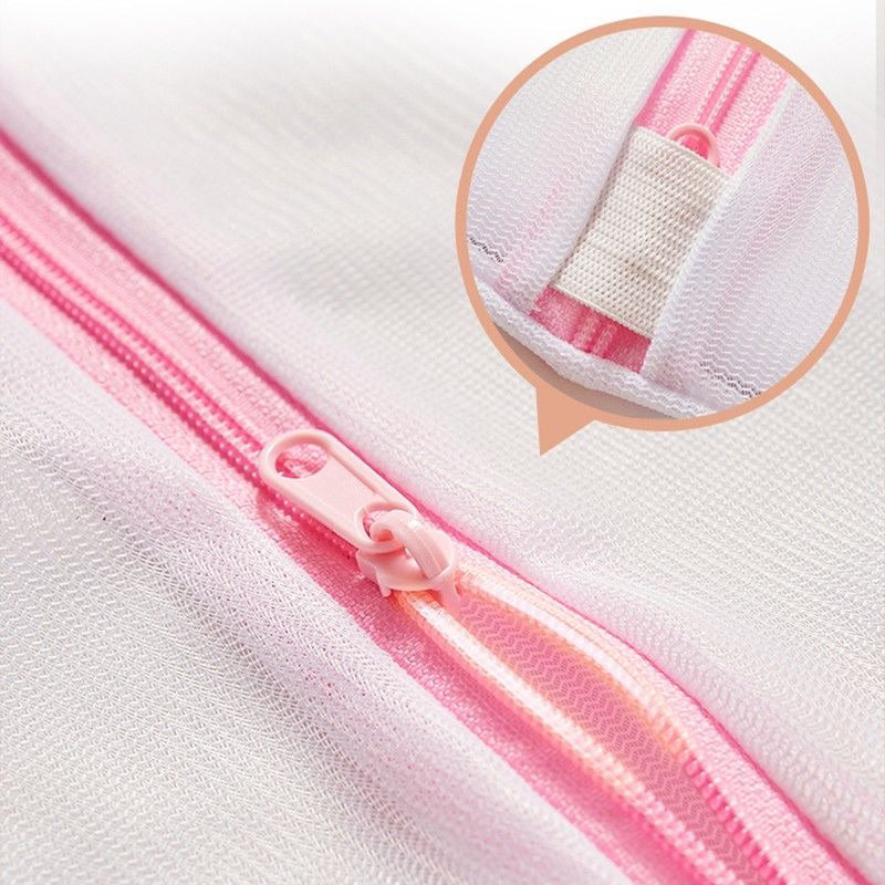 Kit Com 3 Sacos Para Lavar Roupas Protetor De Tecido Delicado Roupa Intima