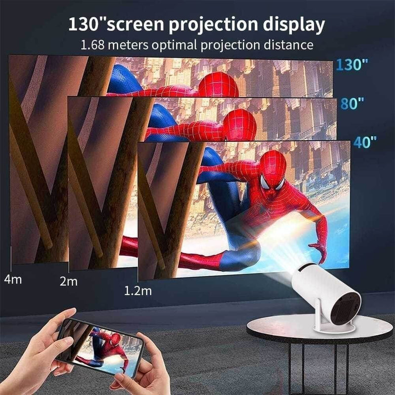 4K HD Projetor 150 Polegada