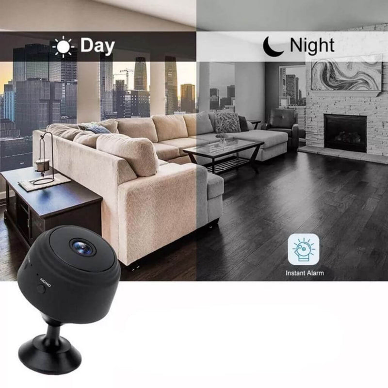 Mini Câmera de Visão Noturna HD Wifi