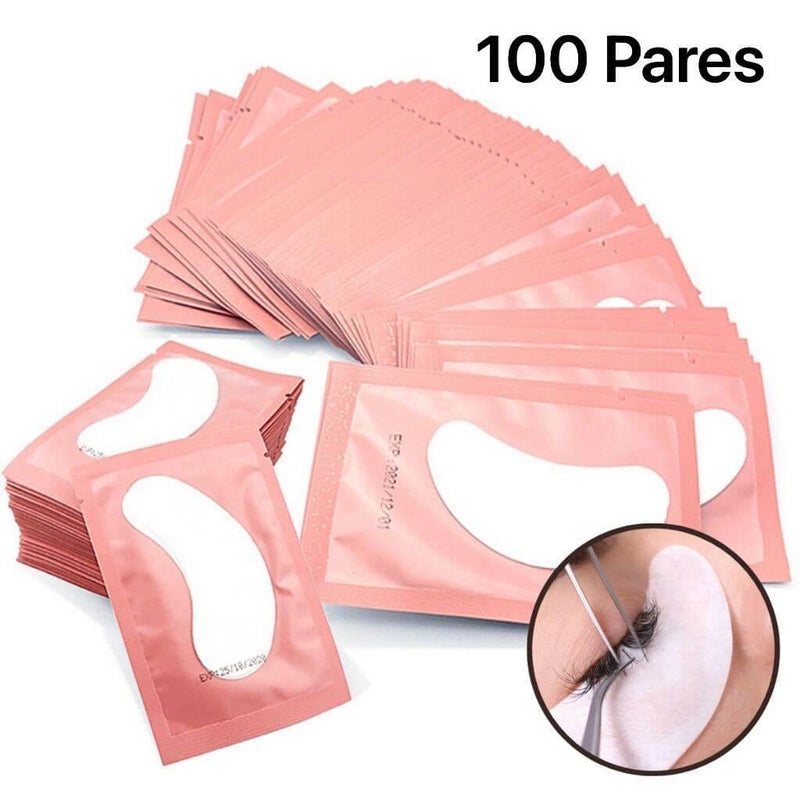 Protetor de Pálpebras Alongamento de Cílios kit 100 Pares adesivo gel pad